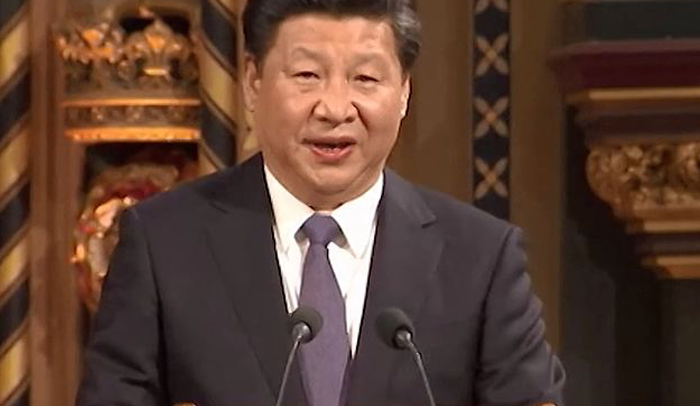 習近平 Xi_Jinping_in_British_Parliament